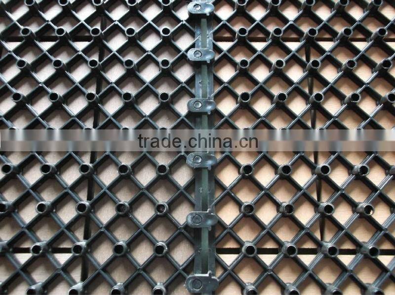 Durable and easy-install wpc diy tiles, anti-slip diy deck.