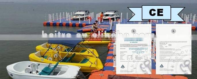 HDL-420 polyethylene pedal boat for 4 person