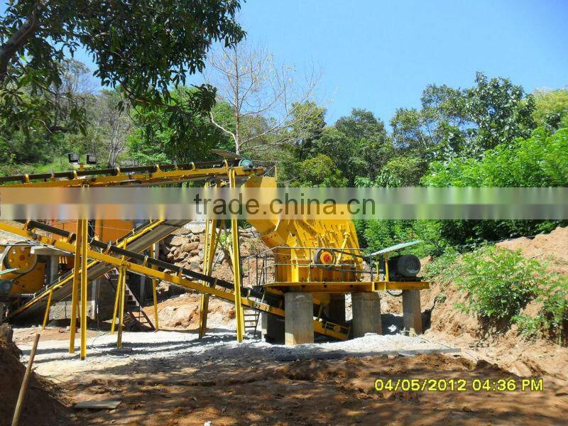 3 Chamber high ratio Impact stone crusher plant