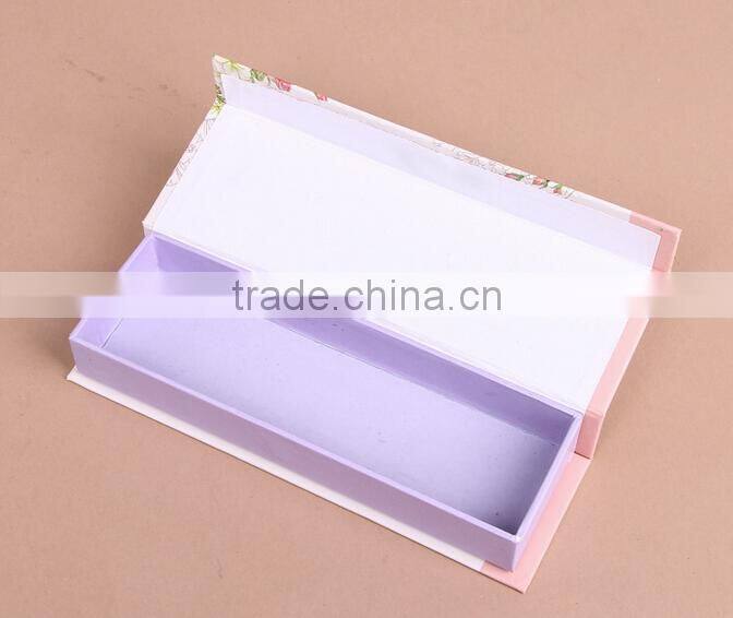 wholesale foldable flower paper gift box & flower print gift box, foldable flower paper gift box