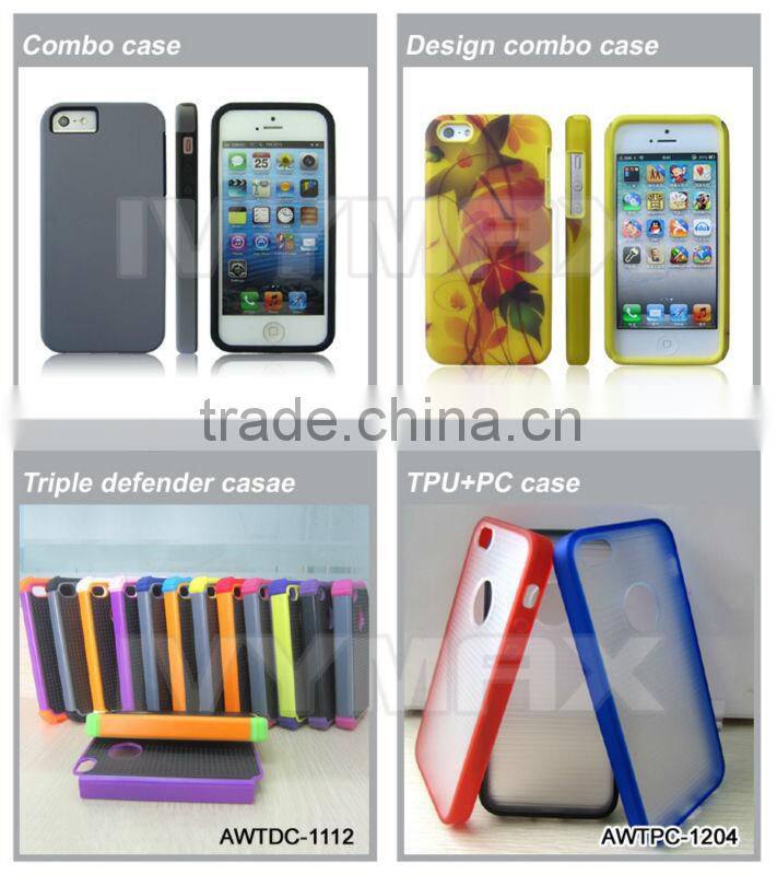 tpu and pc combo case for ipad mini case