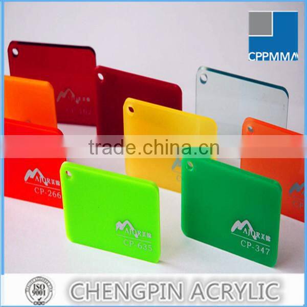 china supplier color plexiglass / acrylic glass