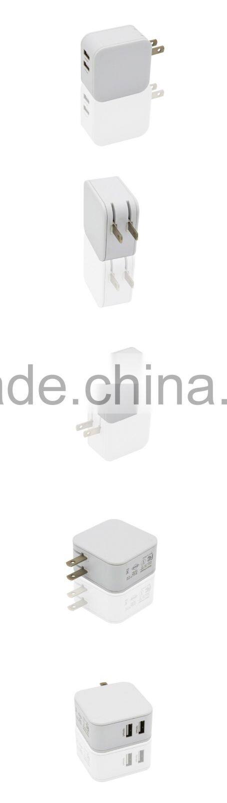 Wholesale Smart Charger 2-PORT USB Charger Wall Charger