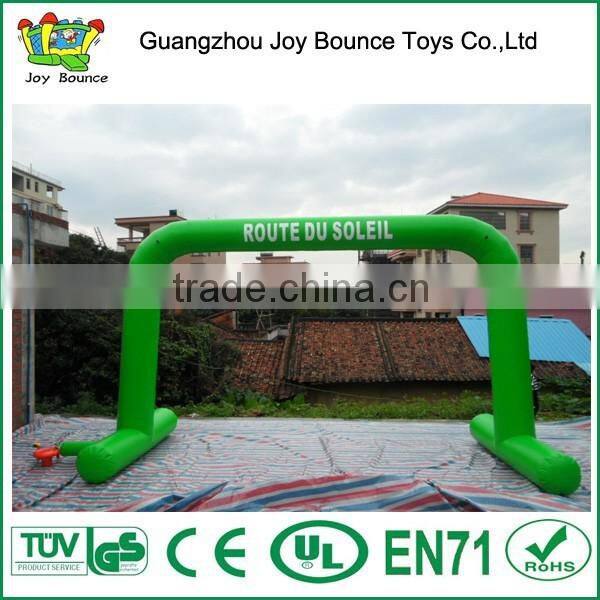 green color custom advertising inflatable arches for sale
