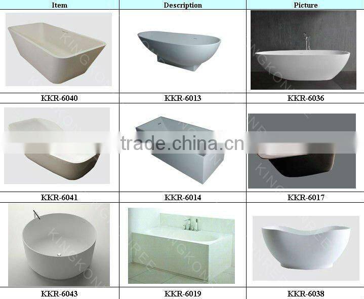 custom artificial stone shower tray