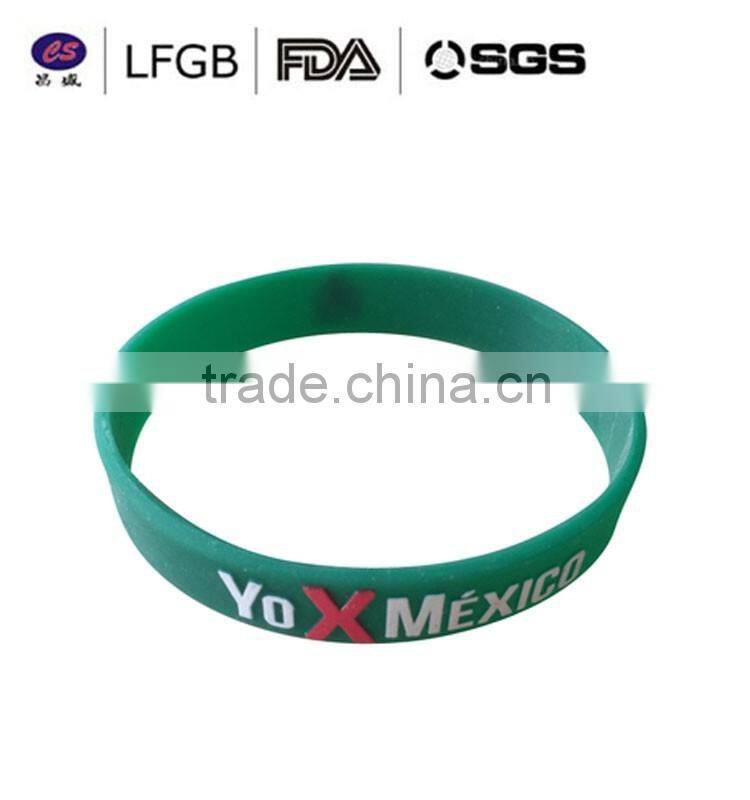 Cheap Rubber Good quality adjustable silicone wristband