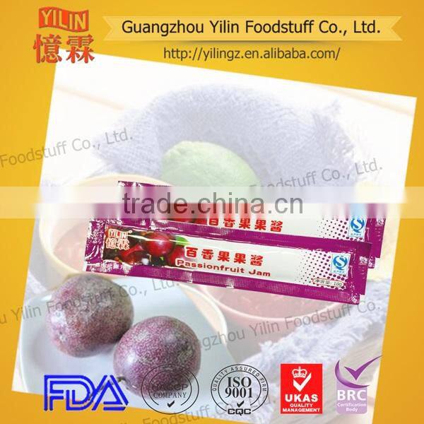 High quality 18g sachet package passion jam wholesale