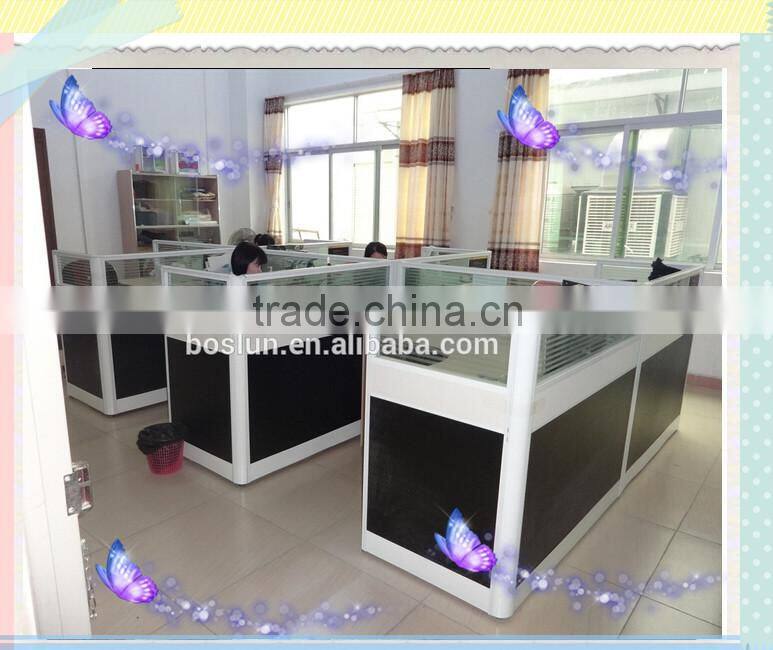 Black manager folder,genuine leather business folder with calculator