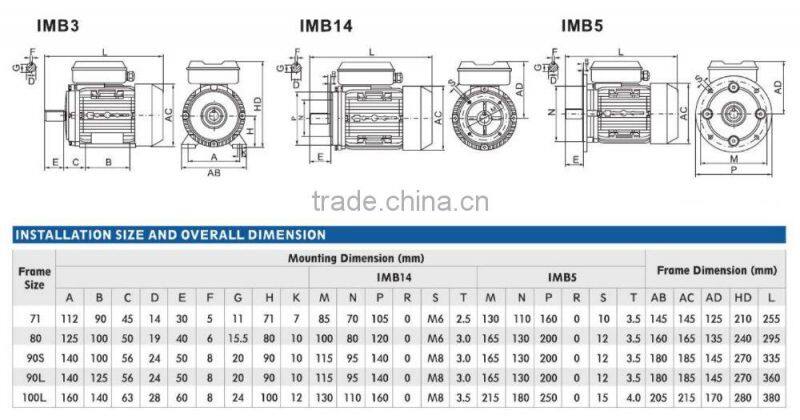 ML single phase 2hp electric motor