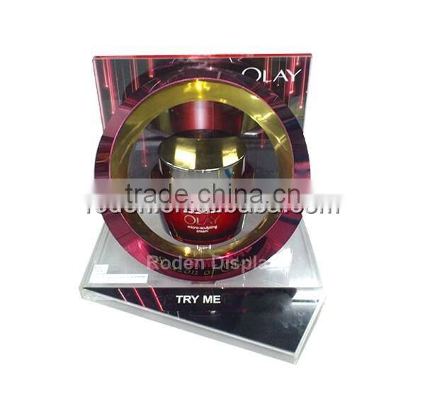 New Design Acrylic Cosmetic Counter Top Display Stand Lipstick Display