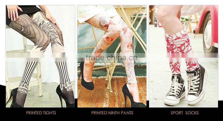 Digital print cute lion pattern 3d animal kids summer sock