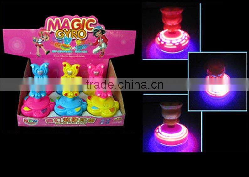 Super Toy Laser Flash Light Spinning Top Spinner windwill toys with Music Light Spinner Toy