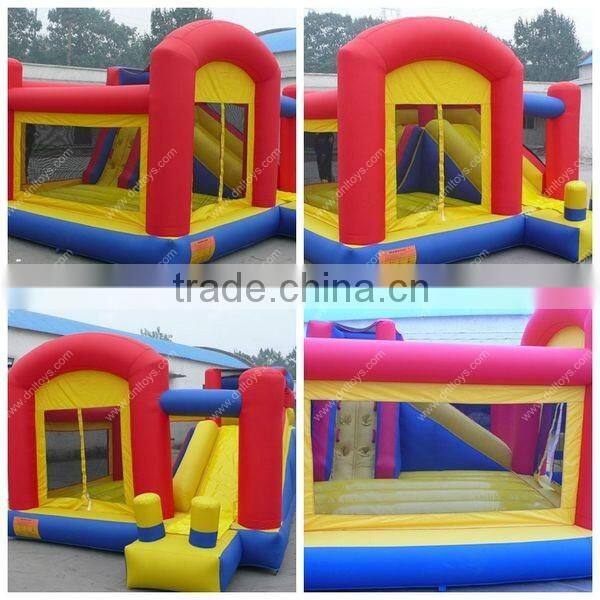 inflatable princess jumping bounce air castle bed with slide
