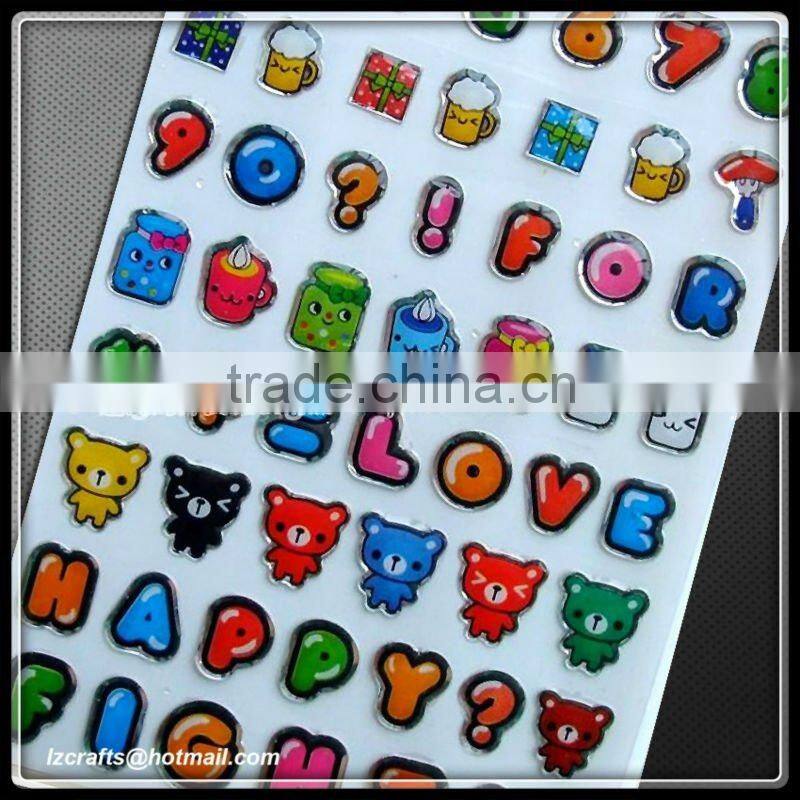 Custom Epoxy Resin Sticker