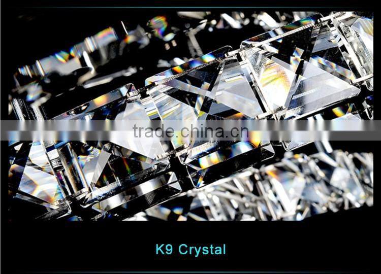 CE&RoHs Approved Round Modern Ceiling Lamp 220V K9 Crystal Chandelier