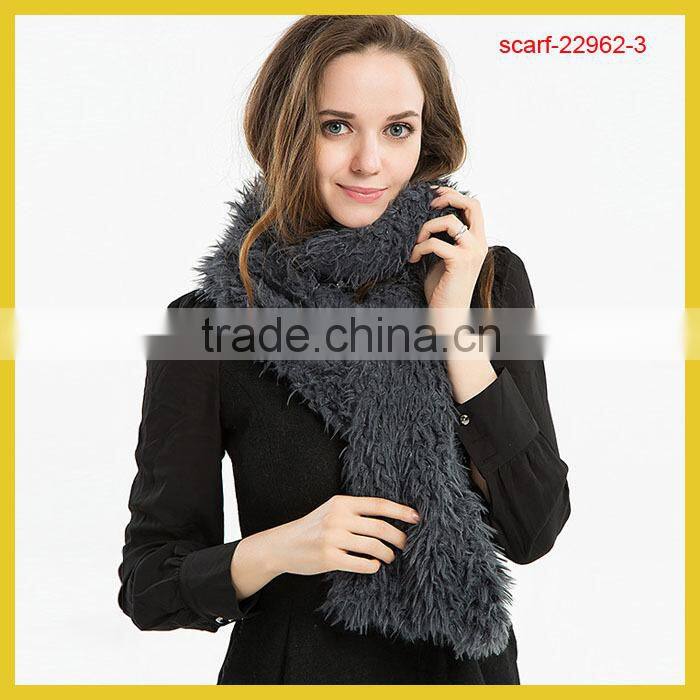 Super hot Quality Long Knit fur Fur Scarf of christmas gifts
