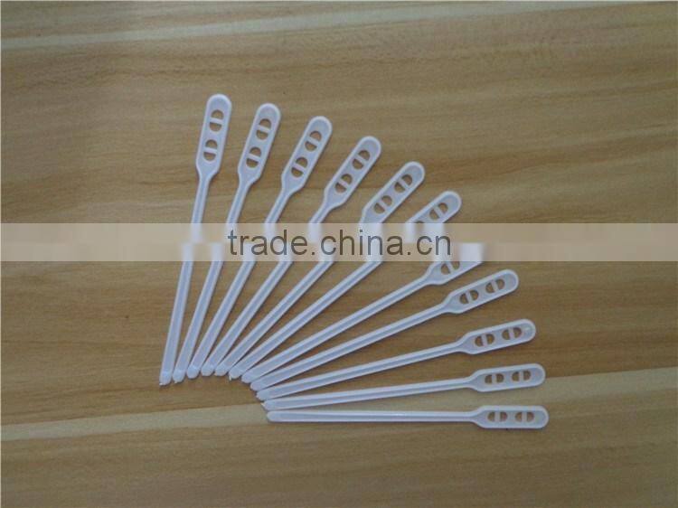White or transparent plastic coffee stirrer,food grade plastic coffeee stirrer