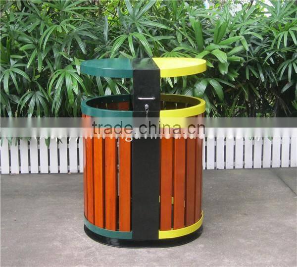 2 compartment recycling bin wooden recycling bin outdoor recycle bin