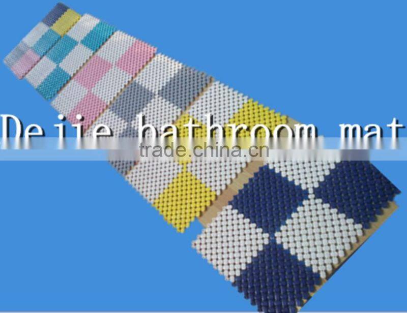 Anti-slip high quality manufacturer plastic bathroom mat