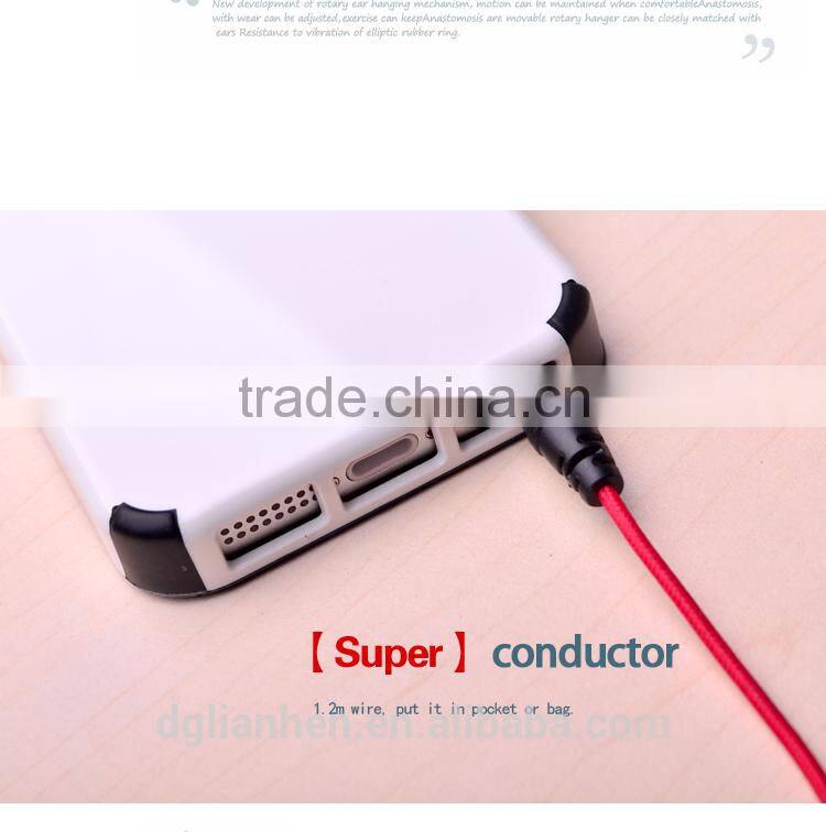 GuangDong supplier 3.5mm jack walkie talkie earphone