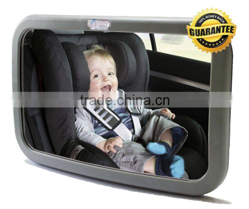 2014 High quality new Adjustable and detachable back seat safety baby mirror