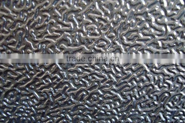 Orange peel decorative stucco embossed pattern aluminum sheet