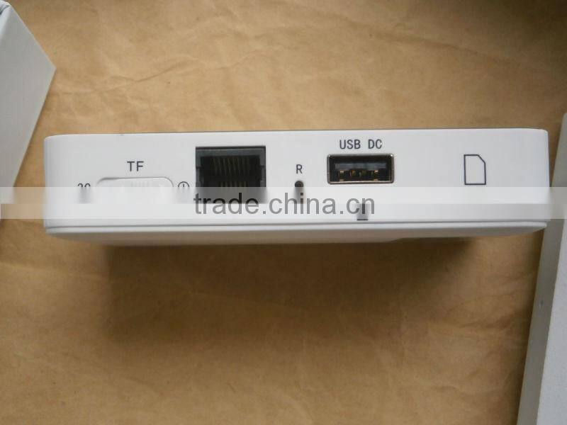 3G router with wifi media player and power bank 5200mA