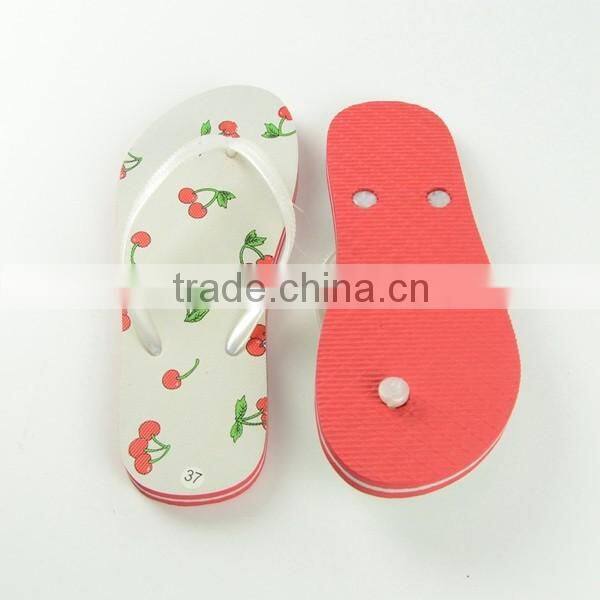 Good quality custom printed pvc flip flops for hotel