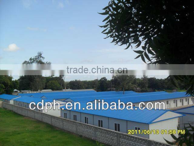 Steel prefabricated house prices with sandwich panel