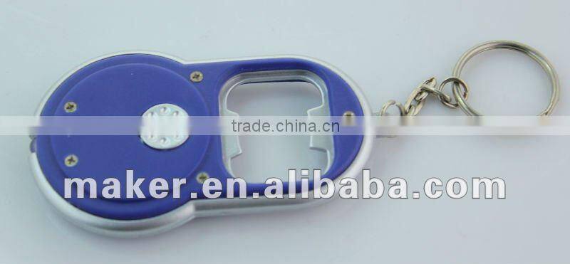 Bottle opener keychain light