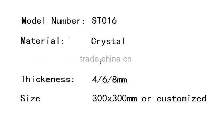 Outdoor Translucent Floor Strip Glass Crystal Mosaic Tile