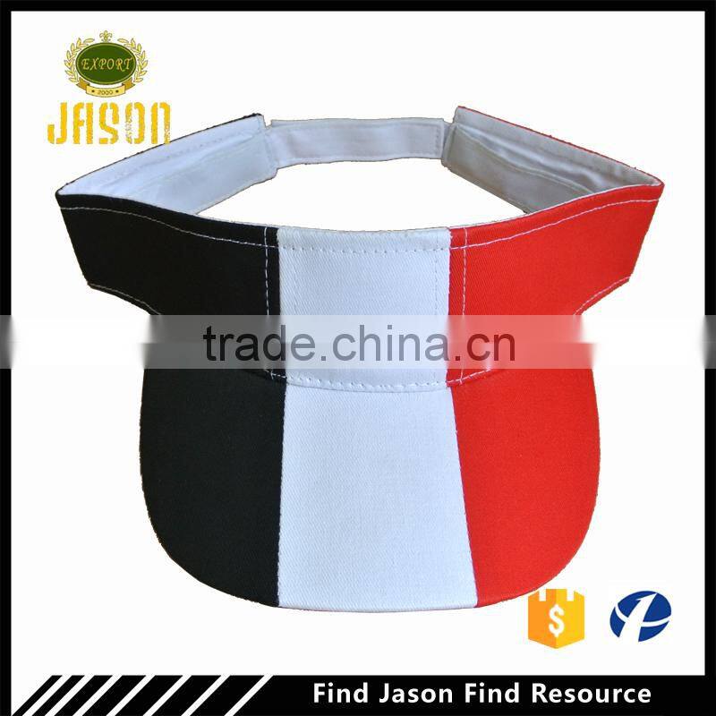 Multi colors sun visor cap