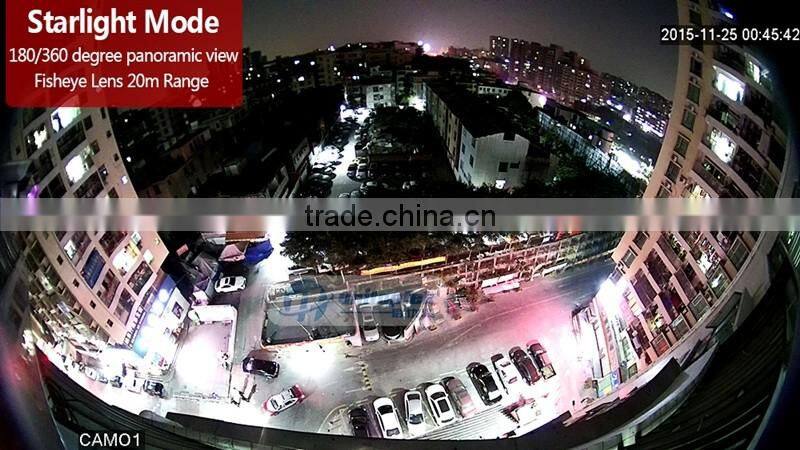 1.3MP/1.0MP POE Dome IP Camera 960P/720P Waterproof Day&Night Full Color Camera 5MP Fisheye Lens 360 Degrees View