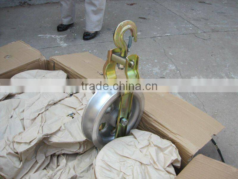 Hanging Type Cable Block,Electric cable pulley,Cable Pulley Block And Track