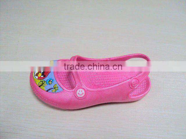Kids cute upper printing EVA clogs