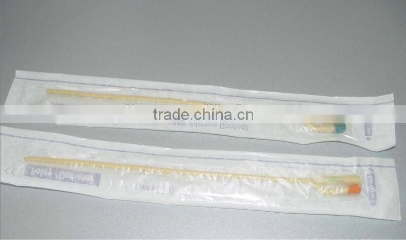 3-way Latex Foley Catheter standard 100% Silicone coated