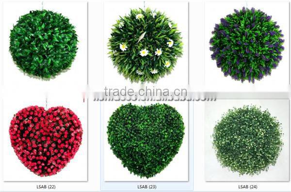 Giant artificial iron frame plastic topiary balls