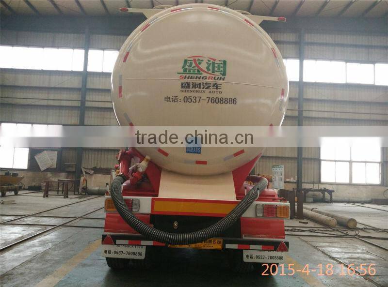 Bulk Cement Transport 3 Axles Bulk Cement Semi Trailer Sale