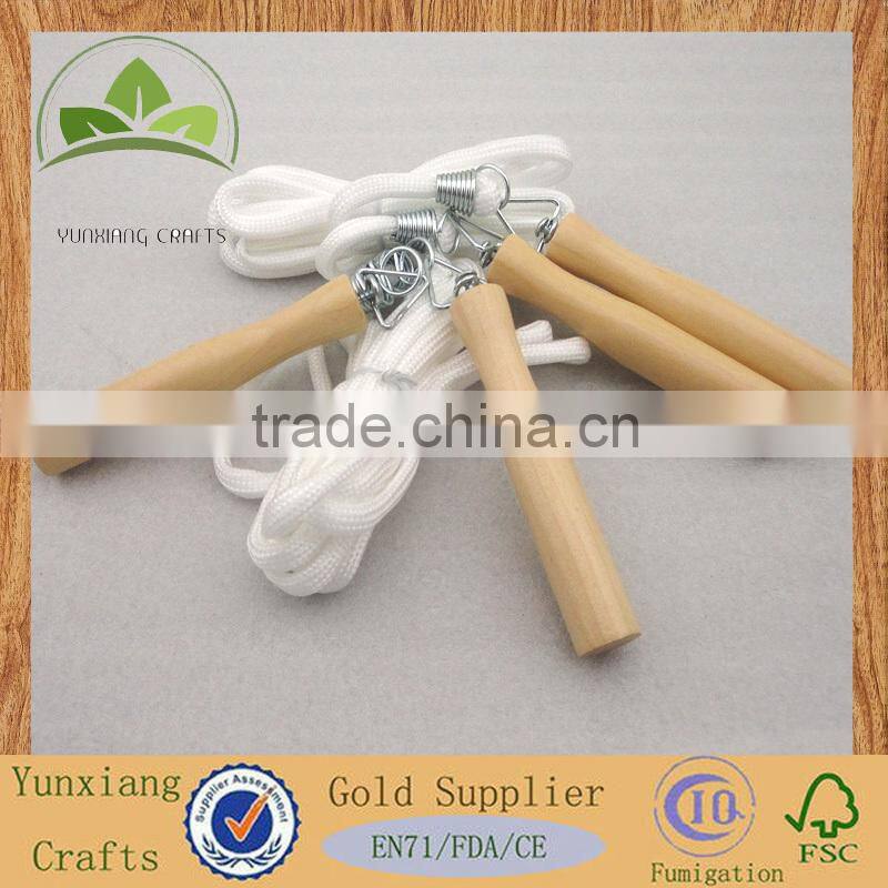 wooden jumping rope made of schima superba for Body Building&sports