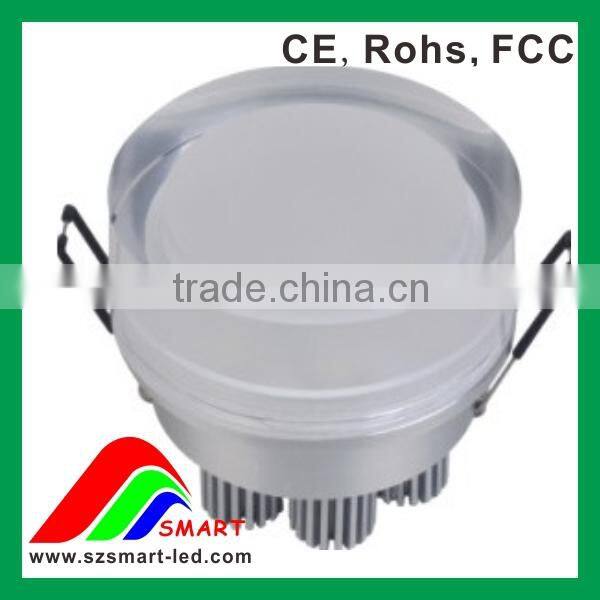 AC100~240V 660lm led downlight casing