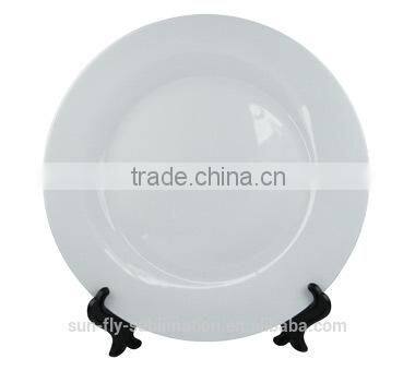 Full white ceramic plate/ Blank plates/ Nice printable plate/ Plate for sublimation/ Good decorated plate