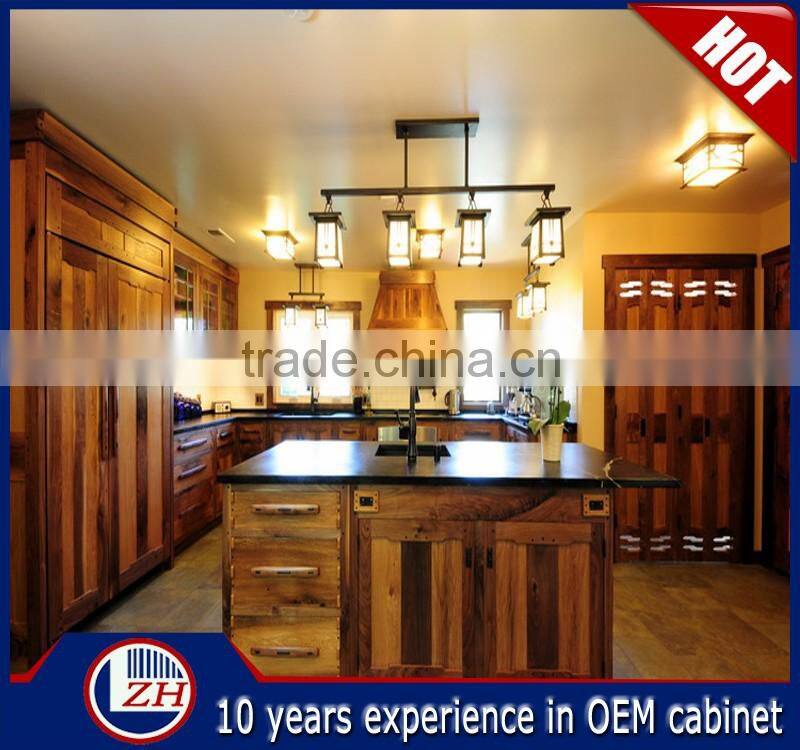 Wholesale flat pack solidwood kitchen set kitchen cupboard