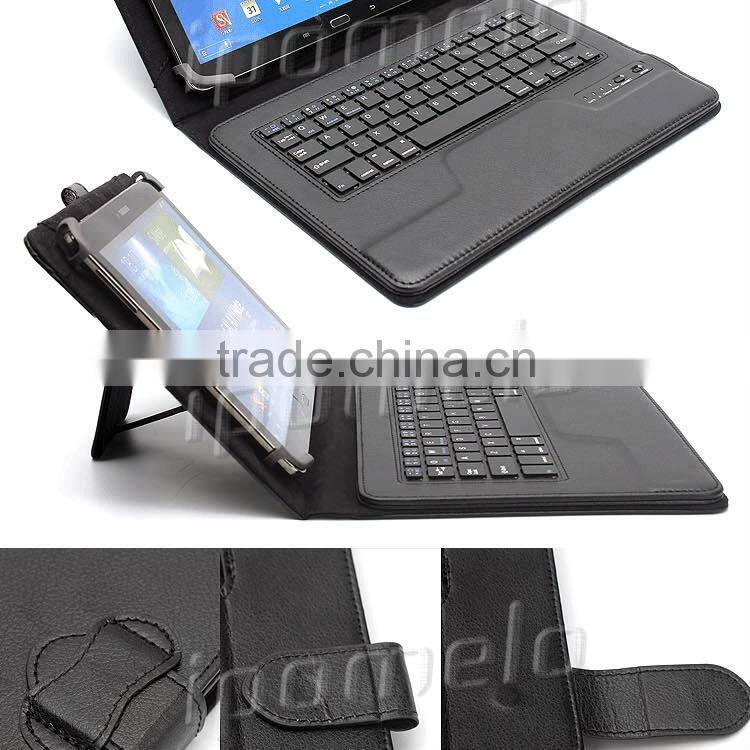 sliding case bluetooth keyboard PU leather tablet universal cover