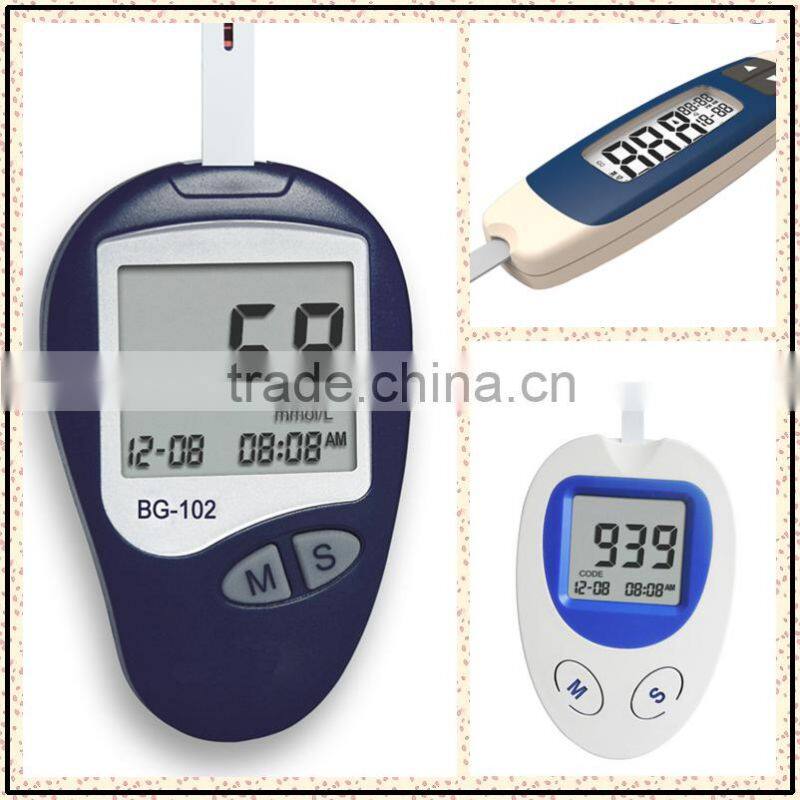 portable digital blood glucose monitor