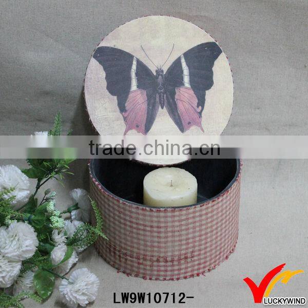 butterfly shabby chic wood decoative storage units