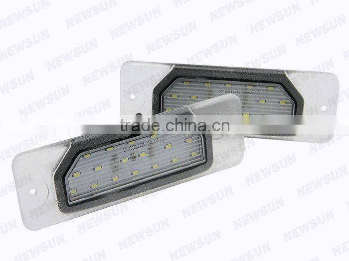 Xenon White Canbus Error Free LED Car Light Led Number Plate Lights For Infiniti 130/135 M37/M56