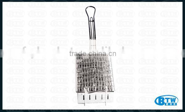Popular Nickel Plated Taco Shell Frying Basket with Removable Inserts