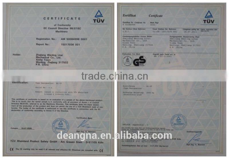 CHINESE FORKLIFT 2 TON SEMI ELECTRIC STACKER