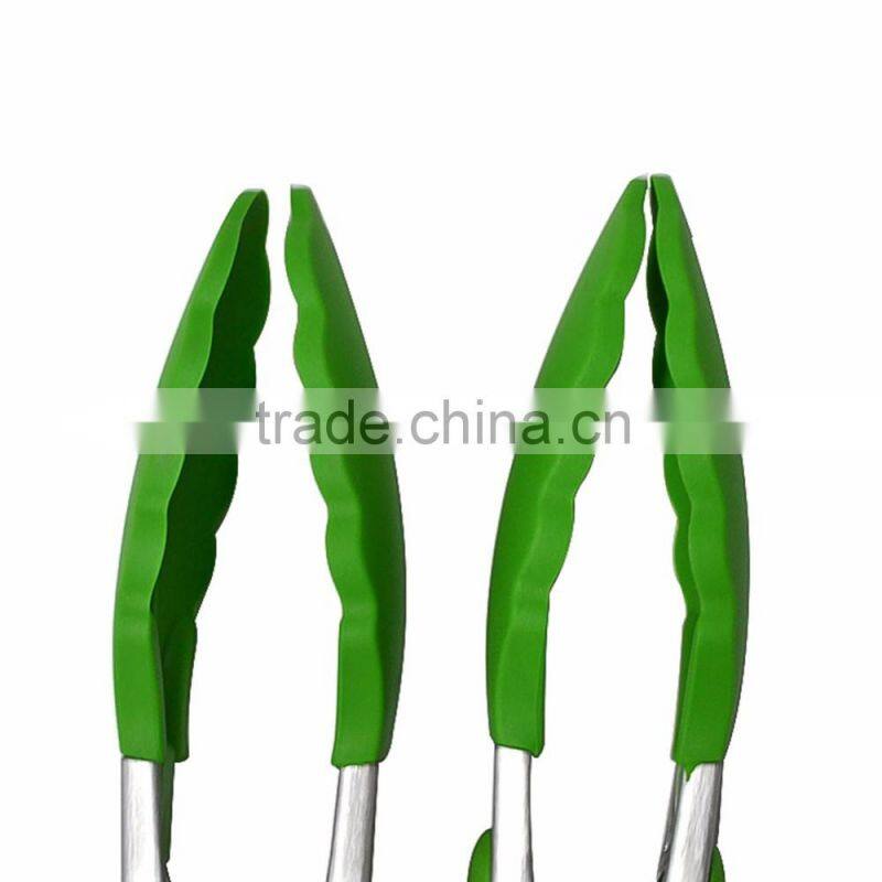 2016 Hot sell FDA,LFGB ,ROHS Approved silicone tongs