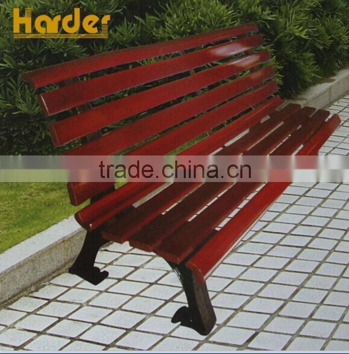 wood plastic composite park bench,outdoor wood bench